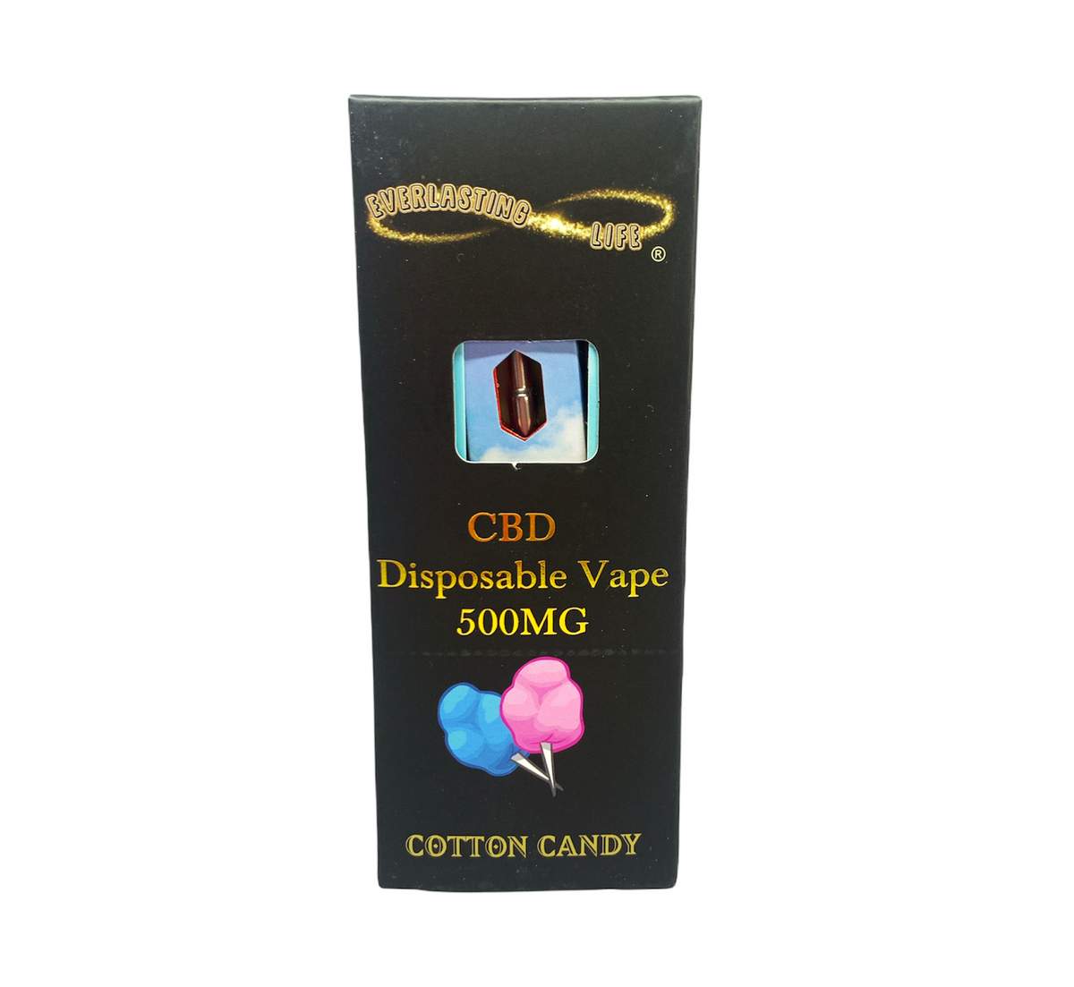 Onestop 3mL Disposable Vapes – Cotton Candy THC Distillate - Naked